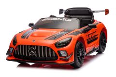12V Lizenziertes Mercedes AMG GT4 Kinder Elektrofahrzeug Orange